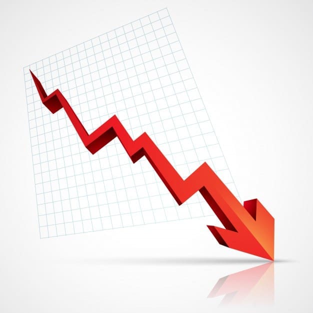 red-arrow-pointing-downwards-showing-crisis_1394-769