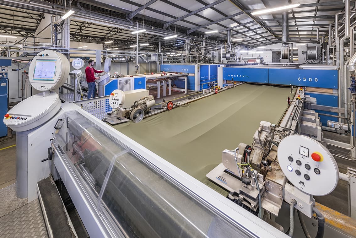 ATB’s finishing plant is extensively equipped with Monforts equipment.