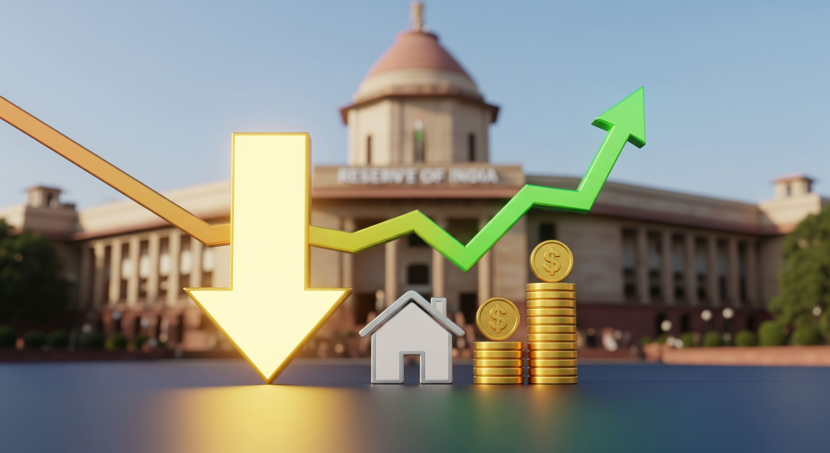 RBI Cuts Repo Rate, CRR to Boost Liquidity and Housing Demand